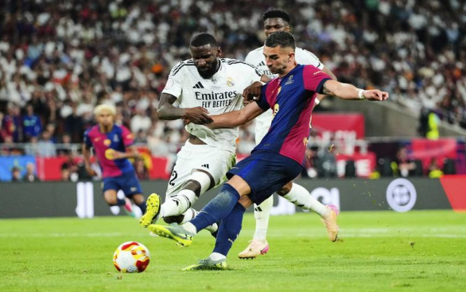 Rudiger Akhirnya Angkat Bicara Usai Ngamuk di Final Copa del Rey Barcelona vs Real Madrid